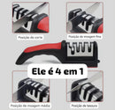 ⭐ Afiador Profissional 4 em 1 para Facas e Tesouras