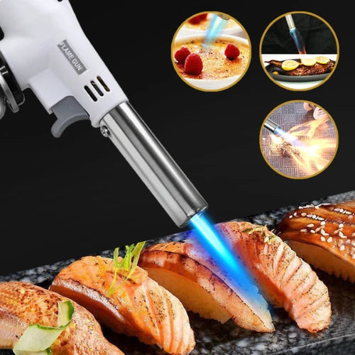 🔥 Maçarico Culinário Profissional – Regulável para Cozinha e Confeitaria
