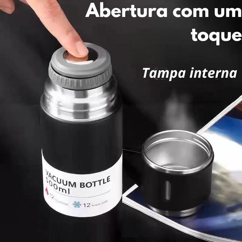 🔥 Kit SKYTUR – Garrafa Térmica + Xícaras