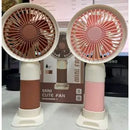 🌀 Mini Ventilador Portátil 3 em 1 – USB Recarregável
