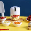 ⚡Mini Processador Portátil USB 250ml – 3 Lâminas Bivolt ✅