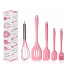 🔥Conjunto de Utensílios de Cozinha Premium em Silicone Antiaderente