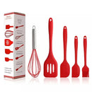 🔥Conjunto de Utensílios de Cozinha Premium em Silicone Antiaderente