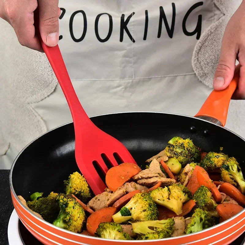 🔥Conjunto de Utensílios de Cozinha Premium em Silicone Antiaderente