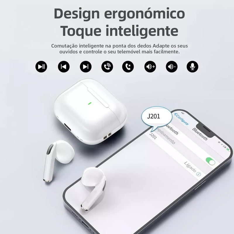 Fones Bluetooth 5.3 | Som Poderoso e Conforto
