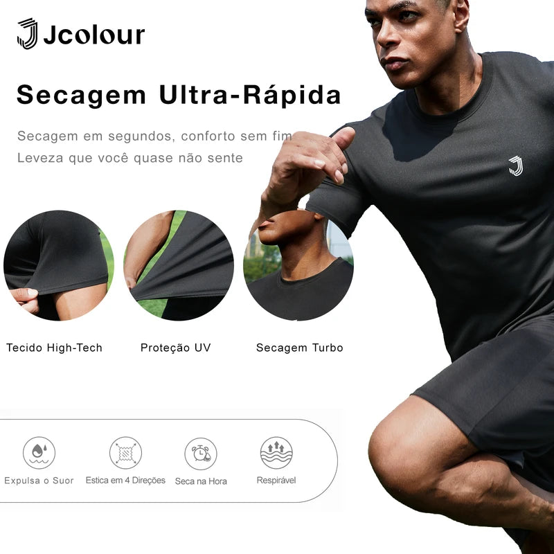 Camiseta Esportiva Masculina – Conforto que Corre com Você