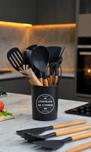 Kit Cozinha Completo 12 Peças Silicone Premium